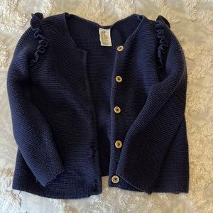 H&M 18 month navy blue knit sweater